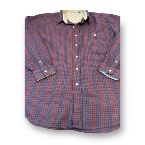 Bugle Boy Flannel Button Up Top Size Extra Large - Picture 2 of 4
